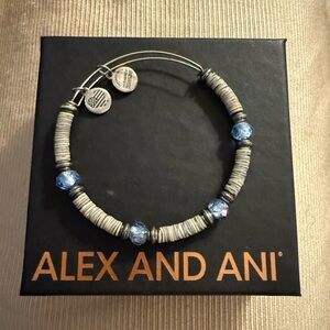 ⭐️ Alex and Ani: Bracelet with White and Blue Beads